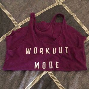 VS PINK Razorback tank